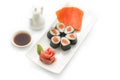 Salmon Maki sushi Royalty Free Stock Photo